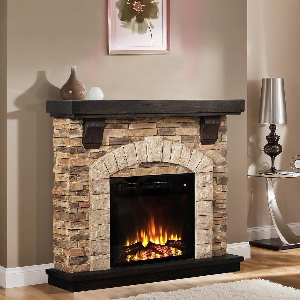 fantastic 45 in freestanding electric fireplace in tan ffp20101 the home depot home depot fireplace grate pics