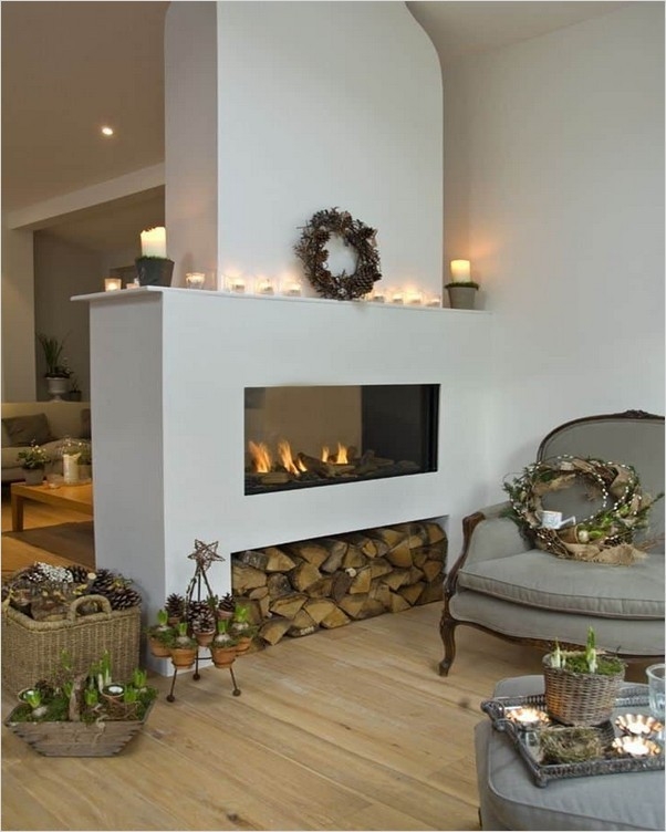 fantastic √√ double sided gas fireplace | home interior exterior decor &amp; design ideas two sided gas fireplace indoor outdoor photo