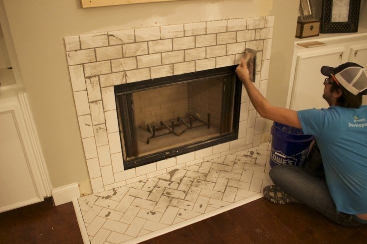 fantastic fireplace remodel: before &amp; after | basement remodeling, remodel how much to reface fireplace picture