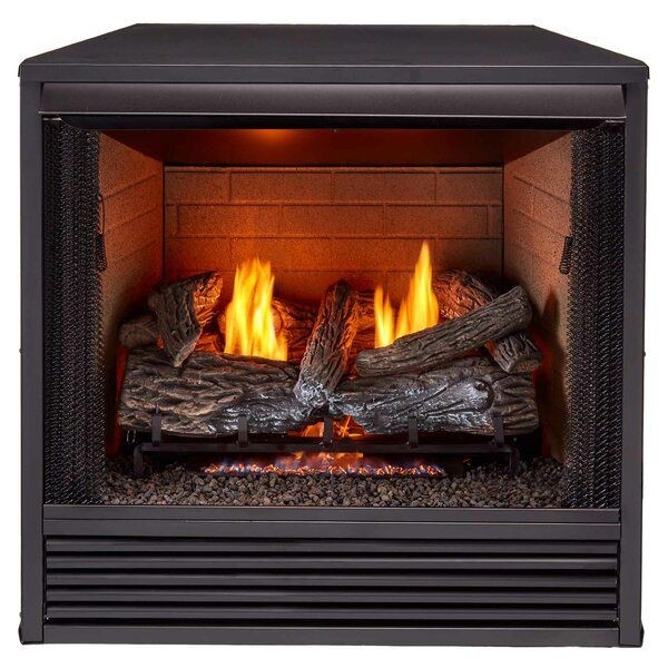 fantastic heating universal vent free natural gas/propane fireplace insert | gas natural gas fireplace insert with blower image