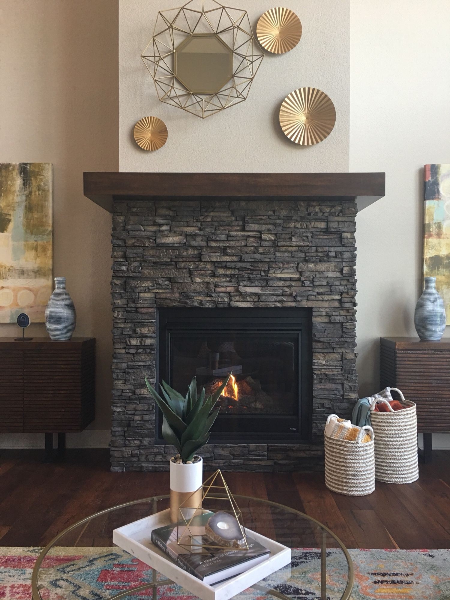 fantastic new fireplace stone and mantels | reclaimed wood mantle, black brick decorate brick fireplace mantel picture