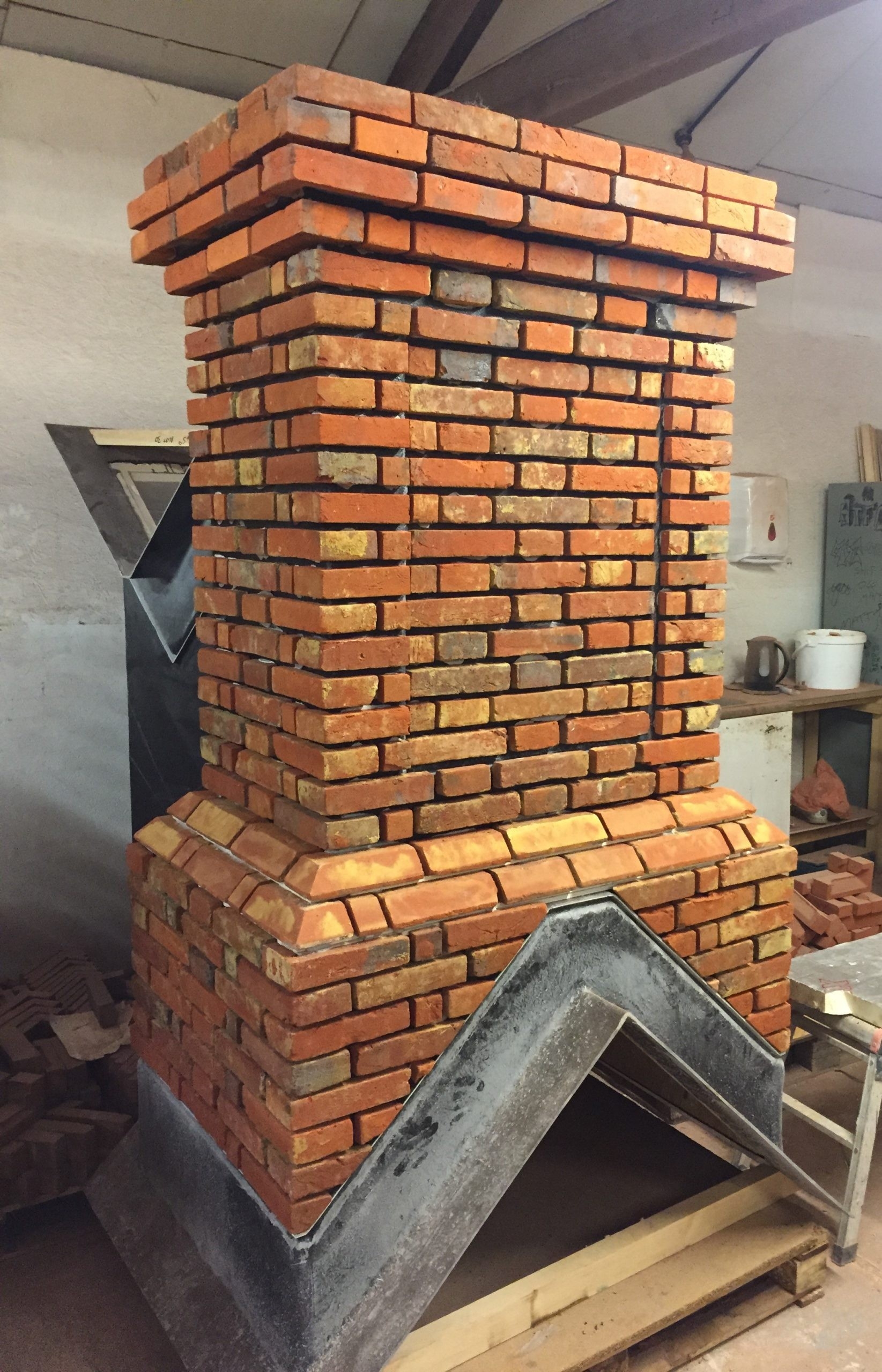 fantastic prefabricated chimneys | all brick and stone masonry fireplace construction details pics
