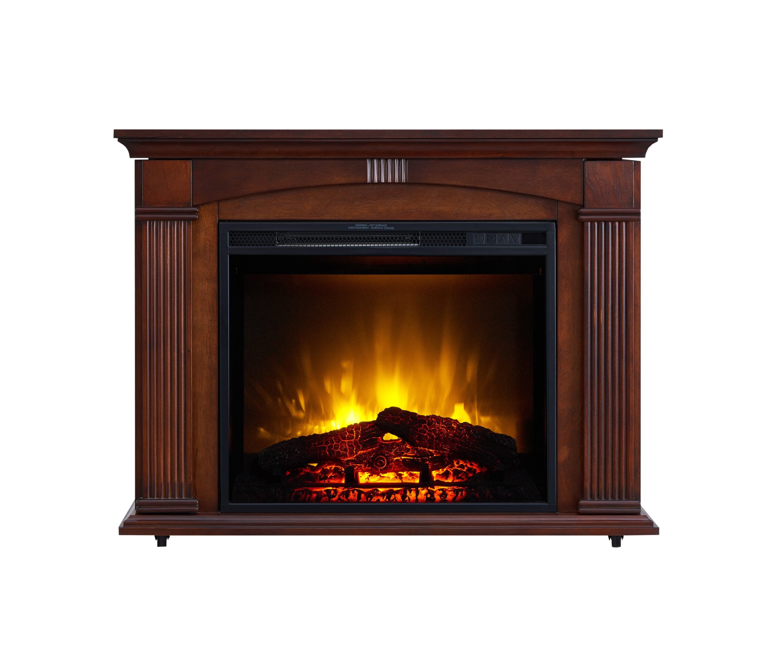 fantastic prokonian 37 inch mantel electric fireplace in cherry brickseek cherry wood electric fireplaces photo