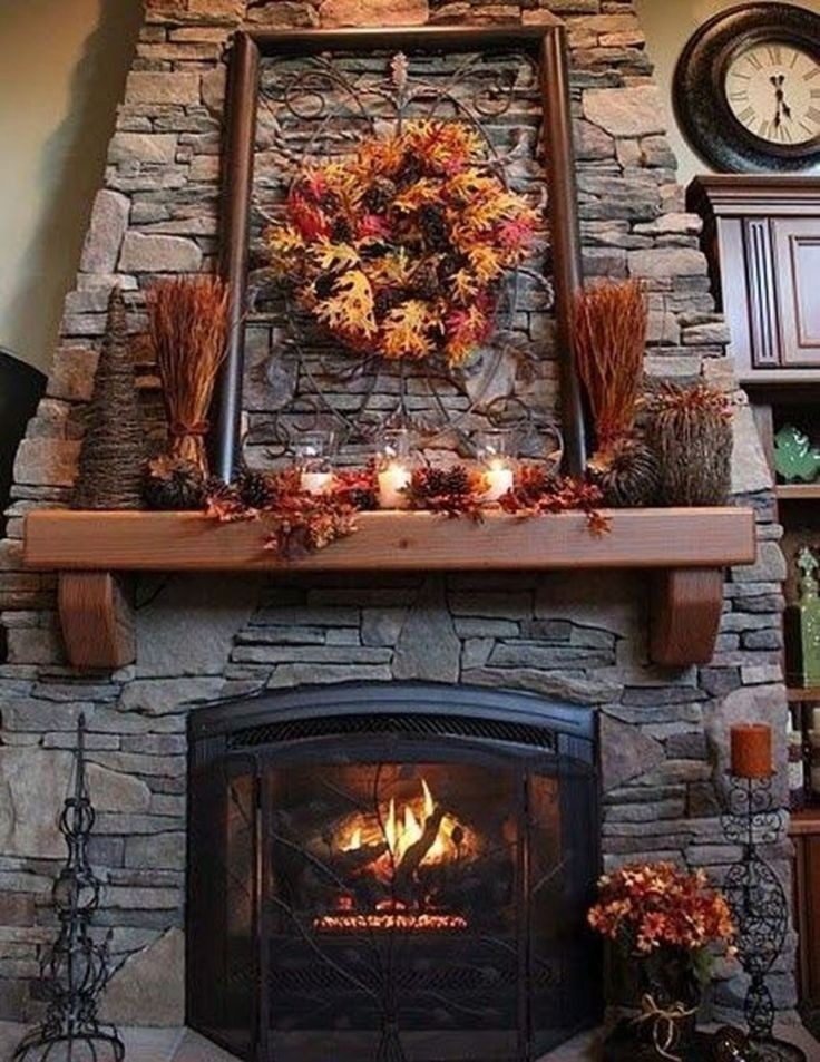 fantastic stunning brick fireplace mantle design ideas on a budget 07 | fireplace how to light a fireplace with wood photo
