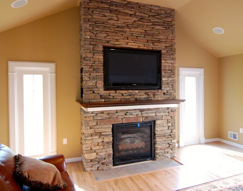 fantastic tv over fireplace | futurehometech flat screen tv mounted over fireplace picture