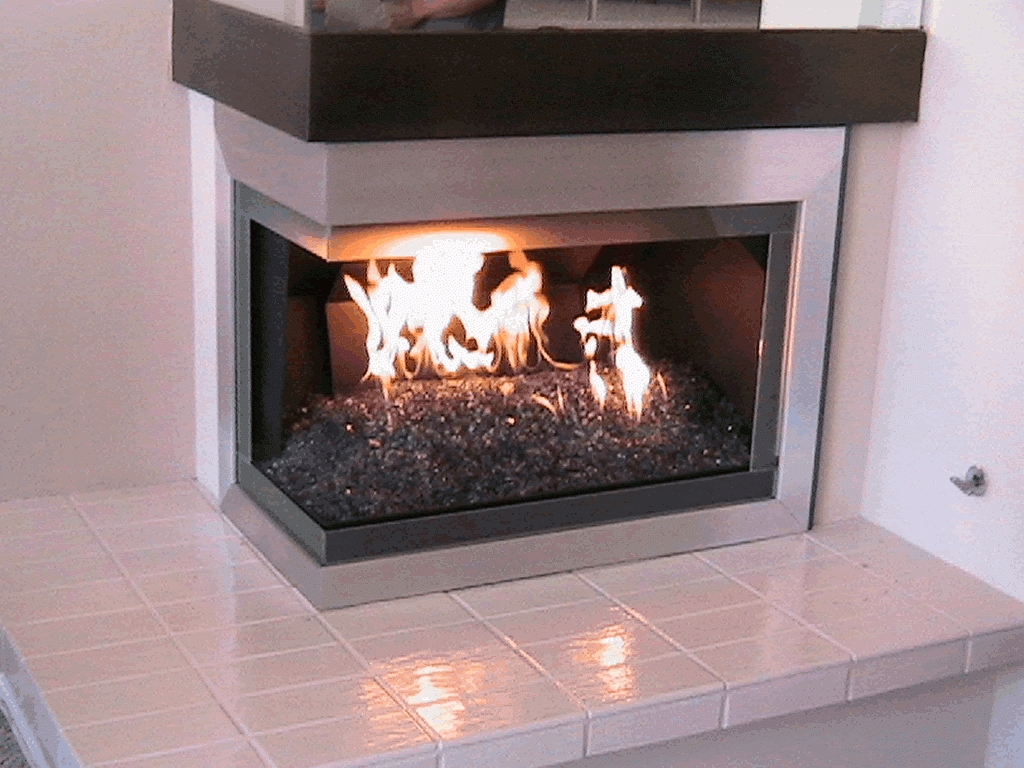 fascinating 20 glass fireplace ideas to keep you warm this winter fireplace glass rocks installation photo