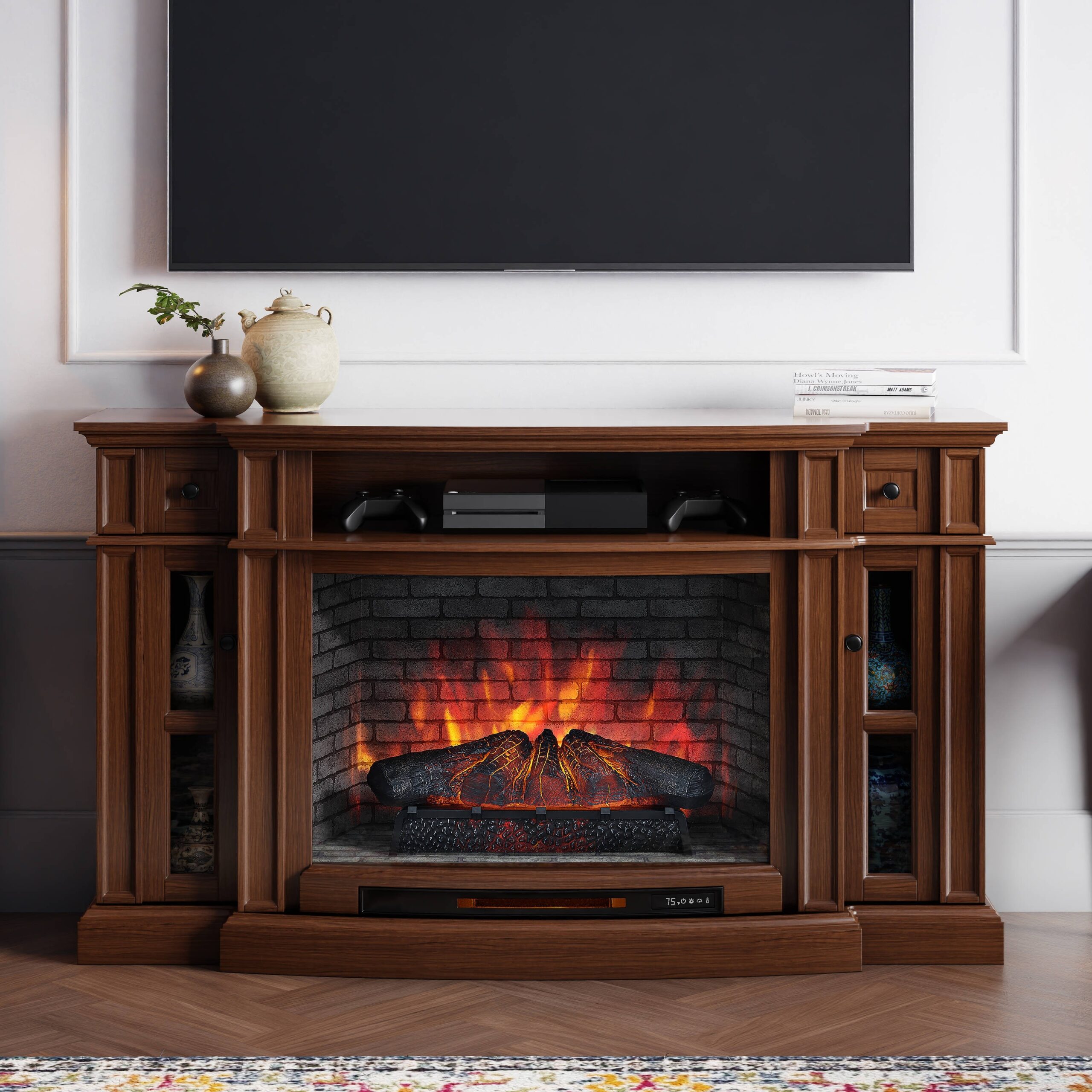 fascinating electric fireplaces at lowes fireplace supplies near me photo
