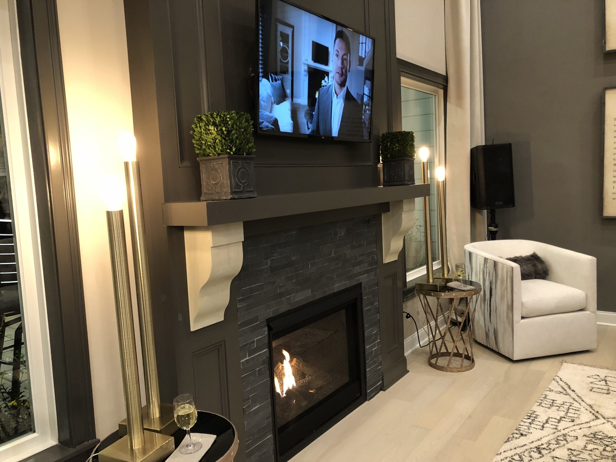 Get Lowes Fireplace Between Two Rooms Top Brands