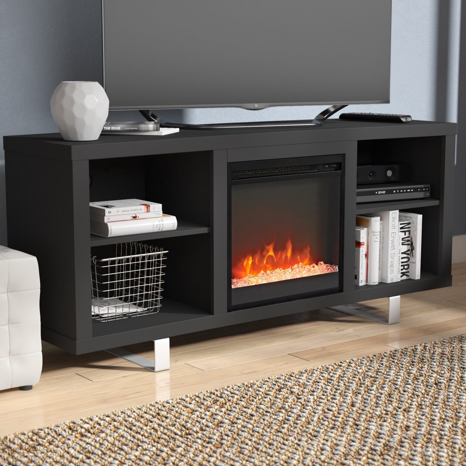 fascinating white fireplace tv stand ideas on foter electric fireplace and tv stand combo photo