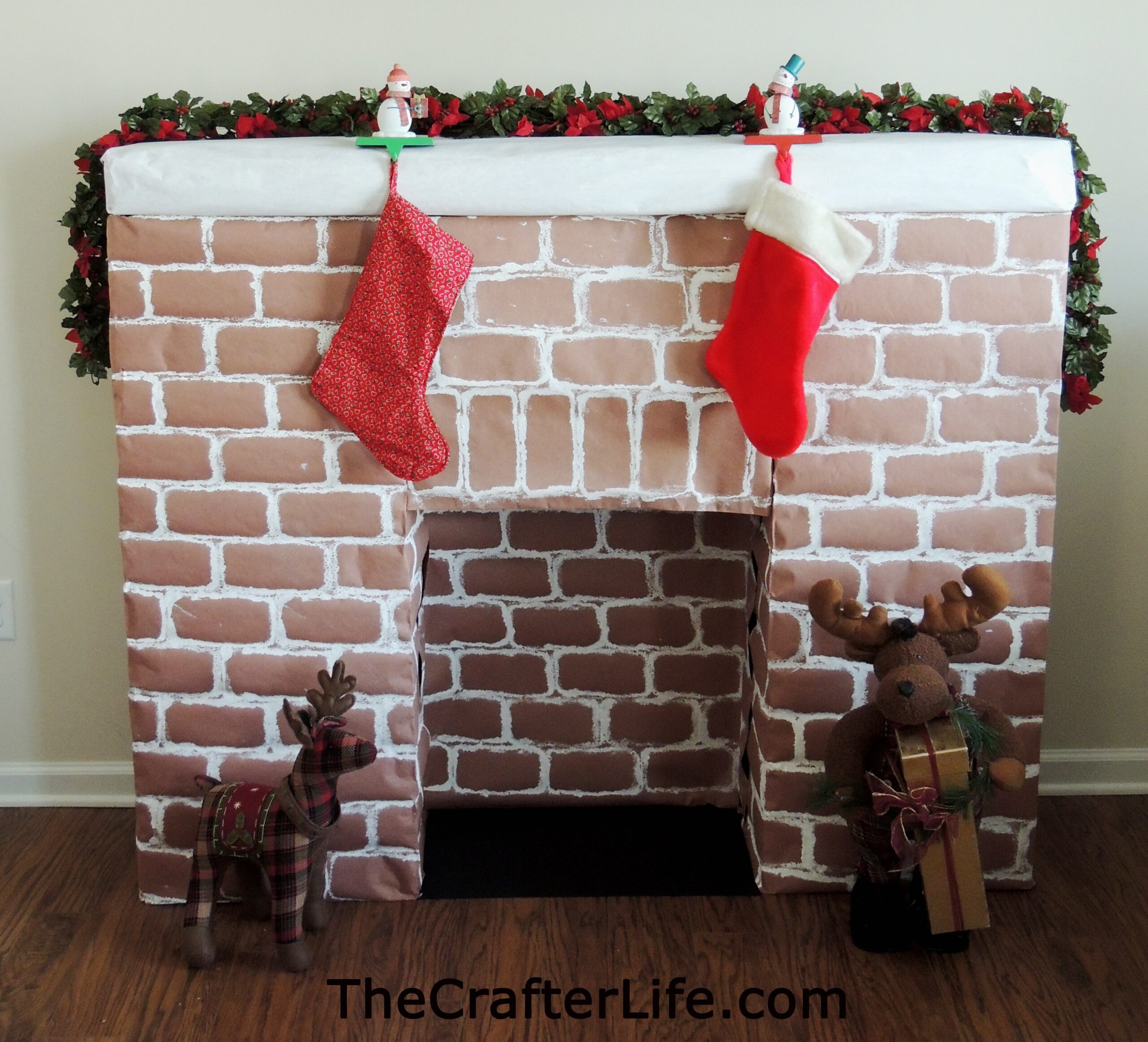 get lowes 30 best cardboard fireplace for christmas home diy projects how to put out a fireplace image