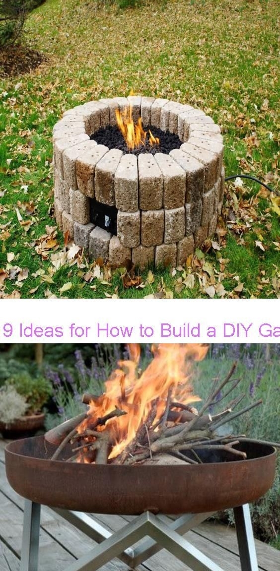 get lowes 9 ideas for how to build a diy gas fire pit for your backyard curonian how to make a fire in a fireplace image