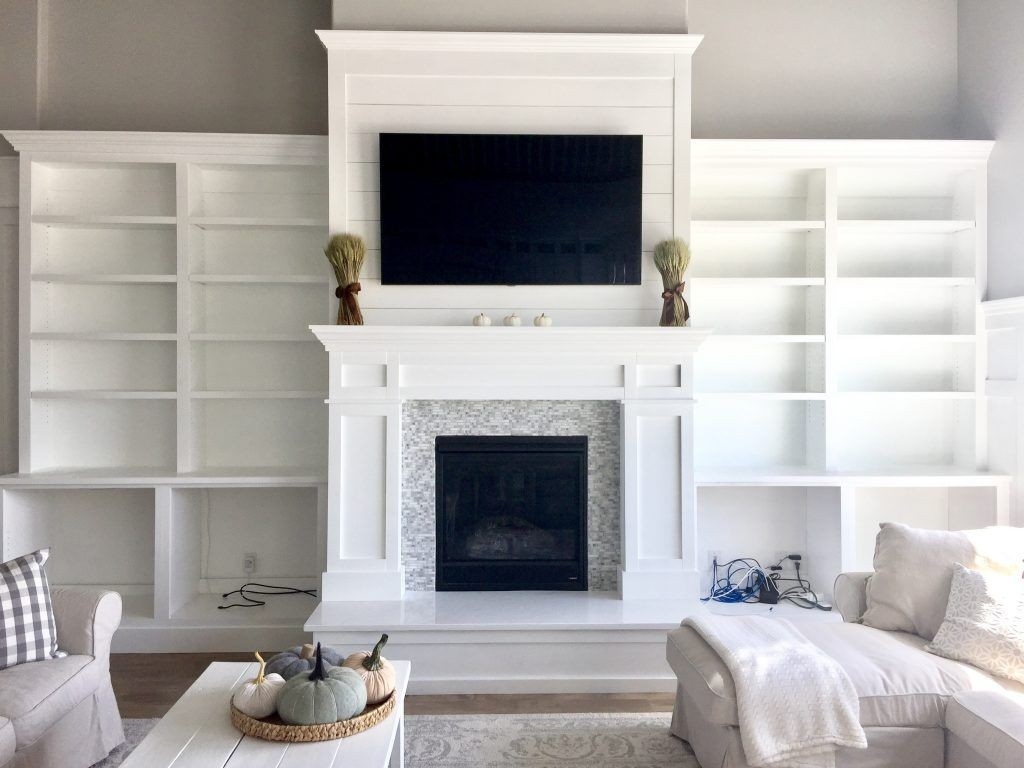 get lowes diy built in cabinets around the fireplace part 2 | built in around diy built ins around fireplace pics
