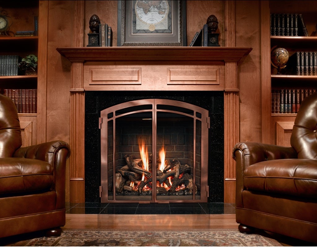 get lowes mendota fullview 46 | direct vent gas fireplace | white hvac who can fix gas fireplace photo