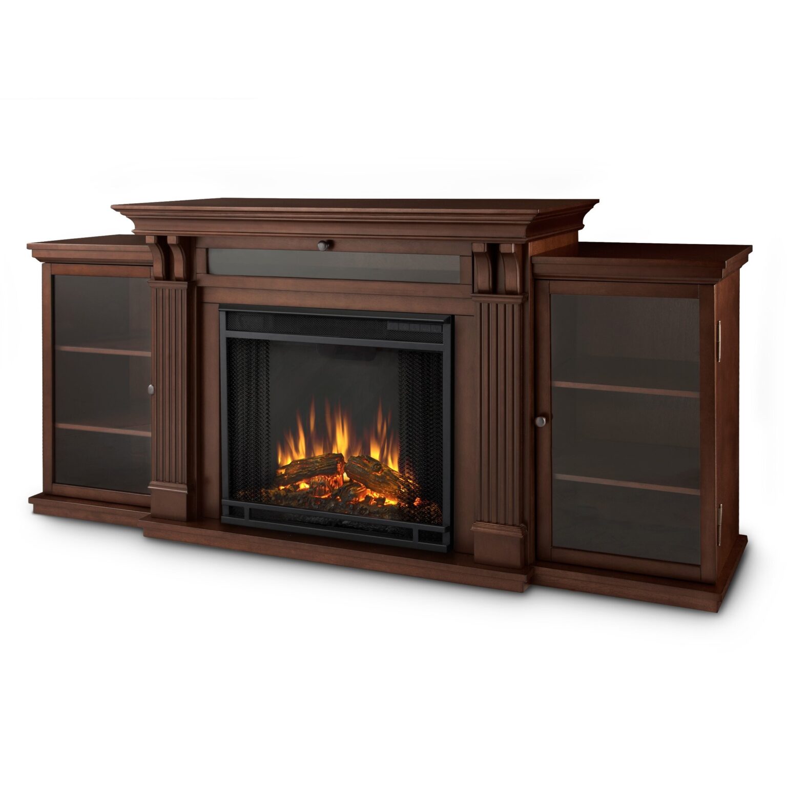 get lowes real flame calie tv stand with electric fireplace &amp; reviews | wayfair tv console with electric fireplace picture
