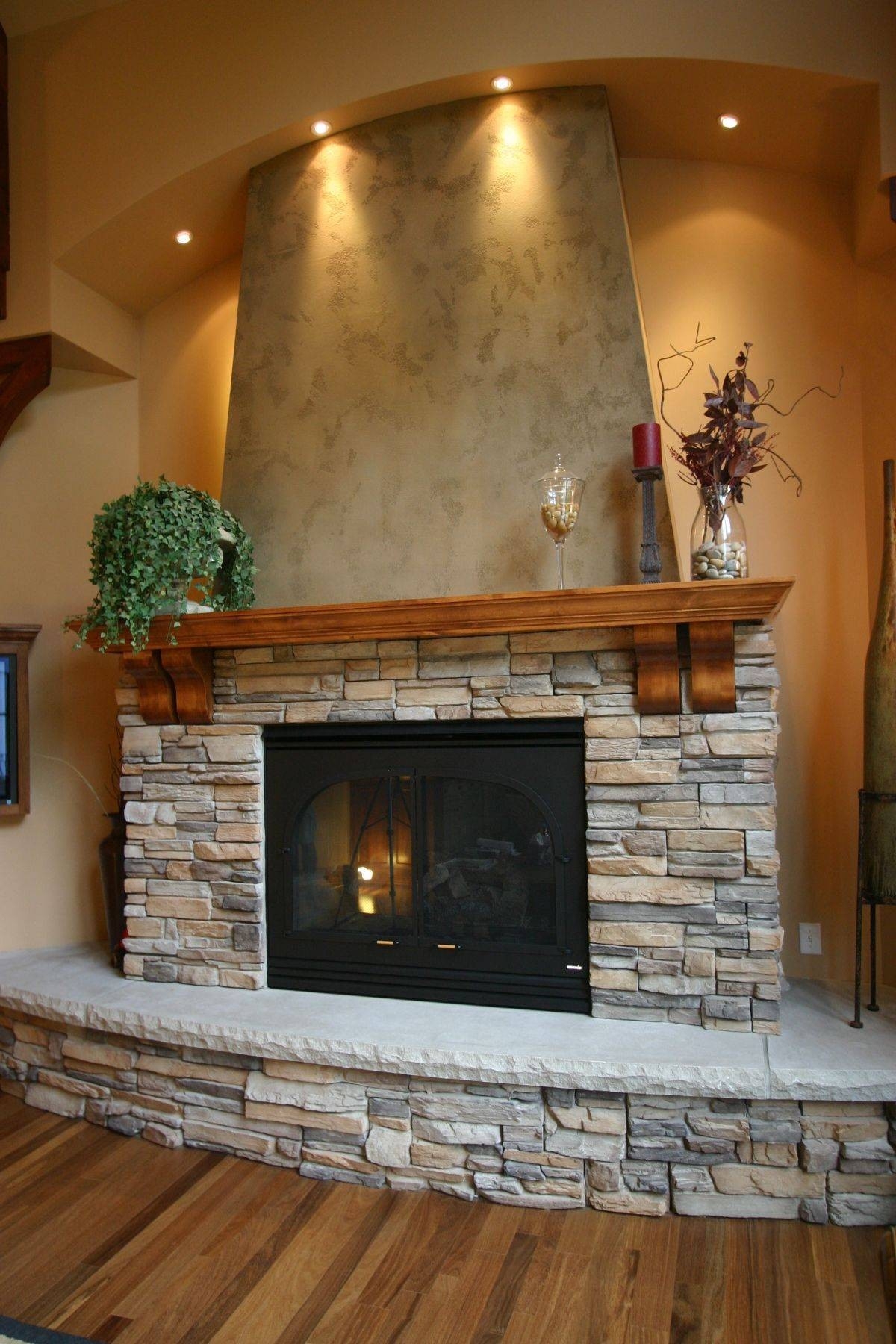 get lowes stack stone fireplace top stacked cute homes | #106775 pictures of fireplaces in homes image