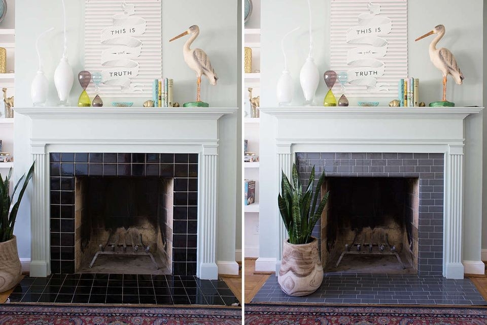 Fantastic Peel And Stick Tile Around Fireplace Online