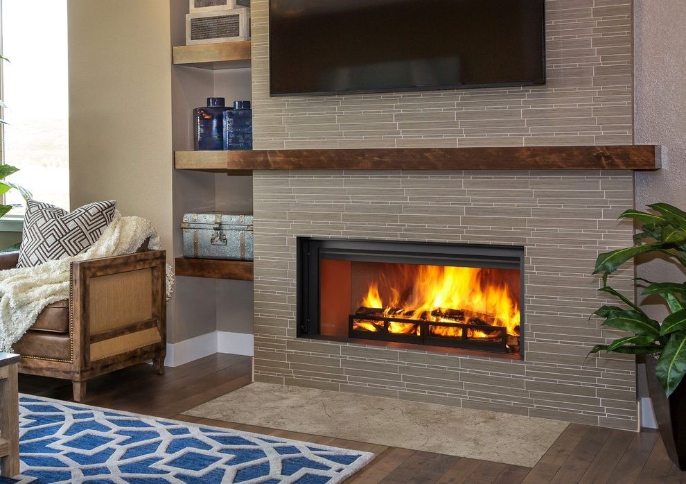 good blue and brown living room area rug stone fireplace tile custom re tiling fireplace surround picture