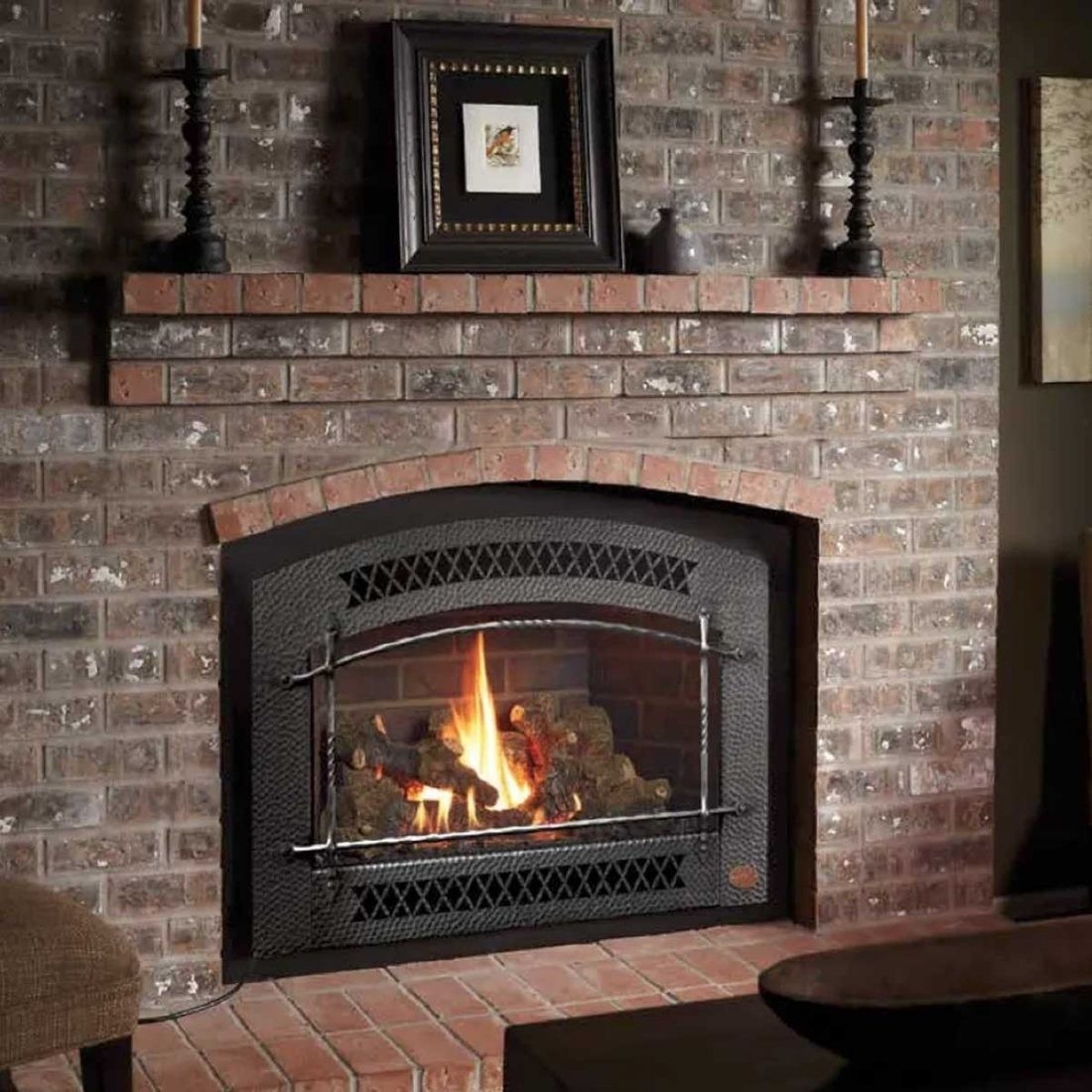 good fireplace xtrordinair 34 dvl deluxe gas insert monroe fireplace gas heaters for fireplace insert image