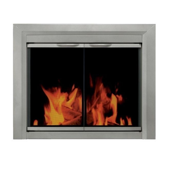 Image of Fireplace Glass Doors Home Depot Quality