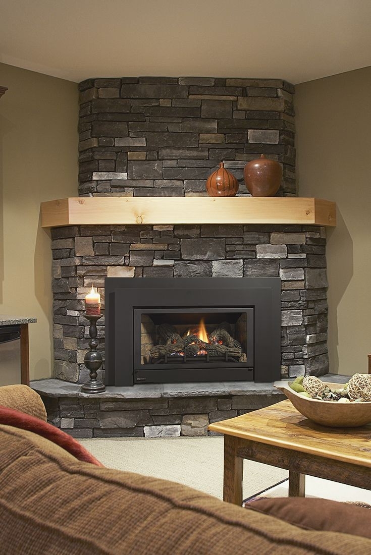 good regency e21 gas fireplace insert in 2020 | corner gas fireplace, living corner gas fireplace mantel designs image