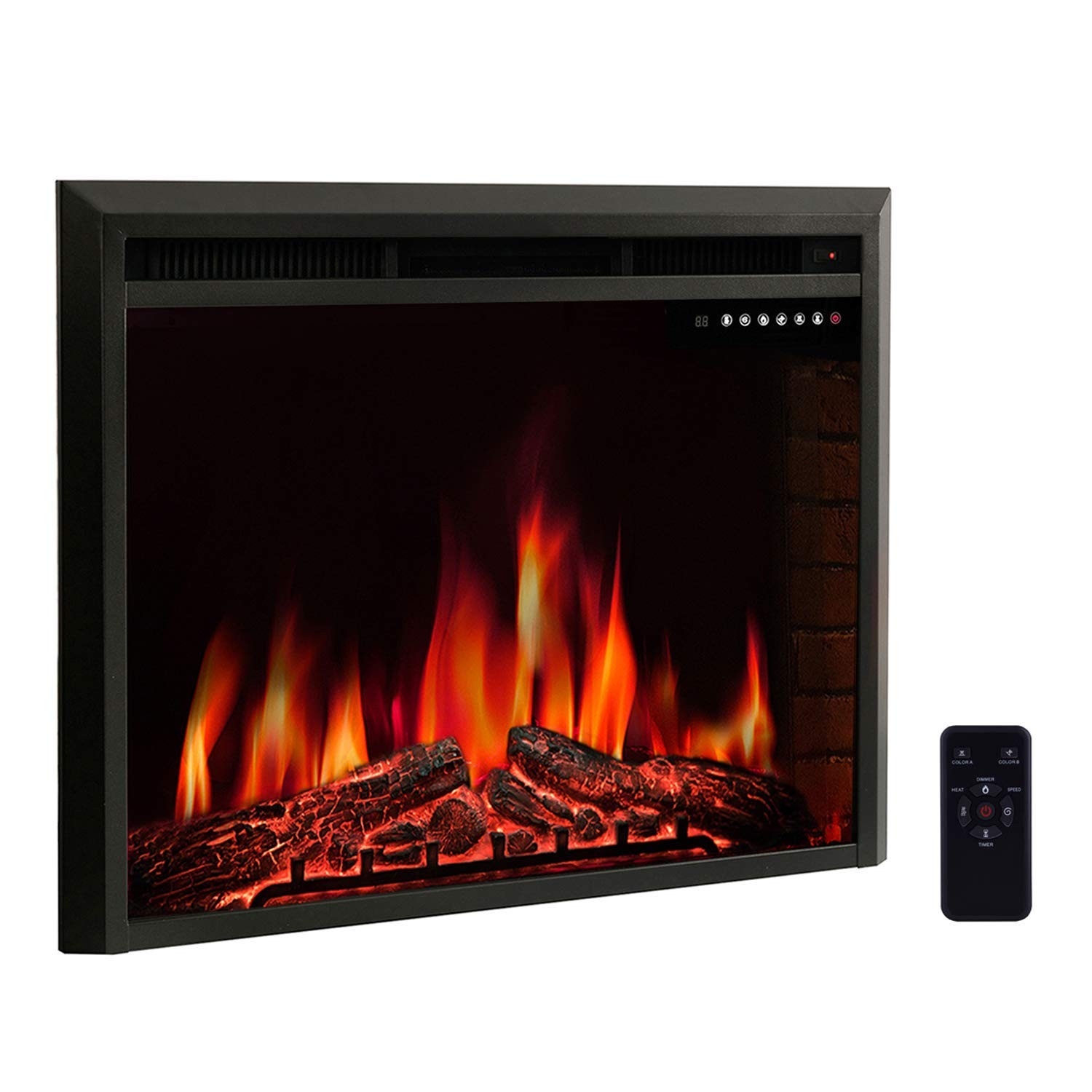 good top 10 best free standing electric fireplace in 2020 revirew efficient electric fireplace heaters image