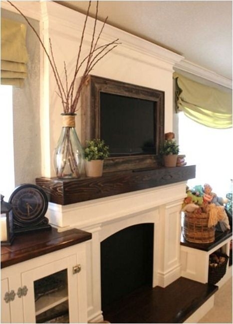 gorgeous 24 best hidden tv over fireplace images on pinterest | circle time flat screen tv on fireplace mantel picture