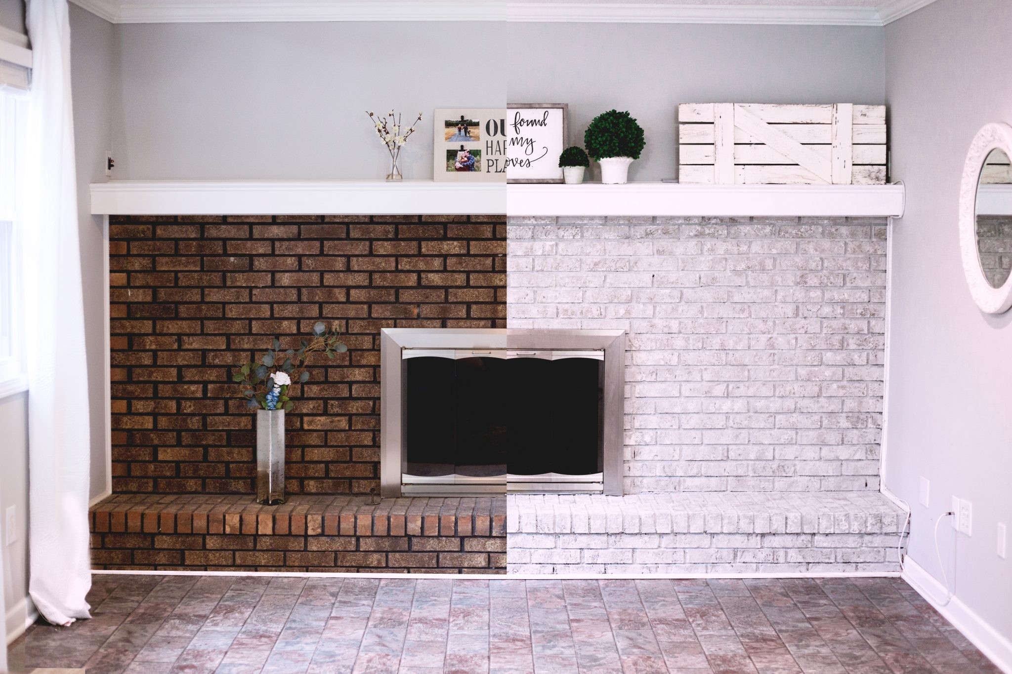 Outstanding Sponge Painting Brick Fireplace Buy
