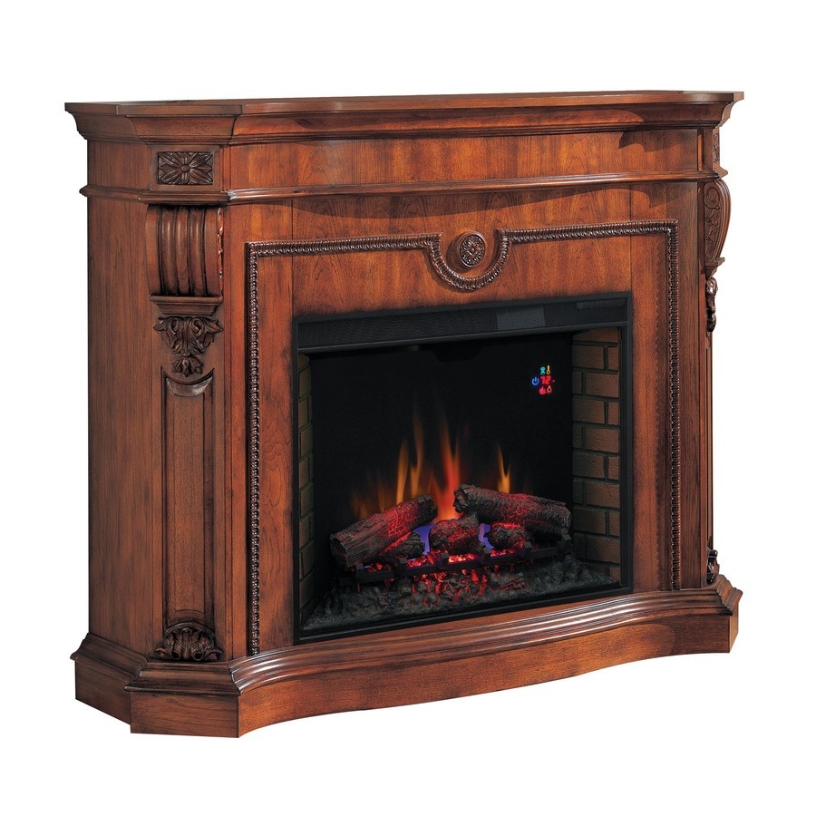 gorgeous electric fireplaces lowes / boston loft furnishings 44 75 in w mahogany lowes com electric fireplaces image