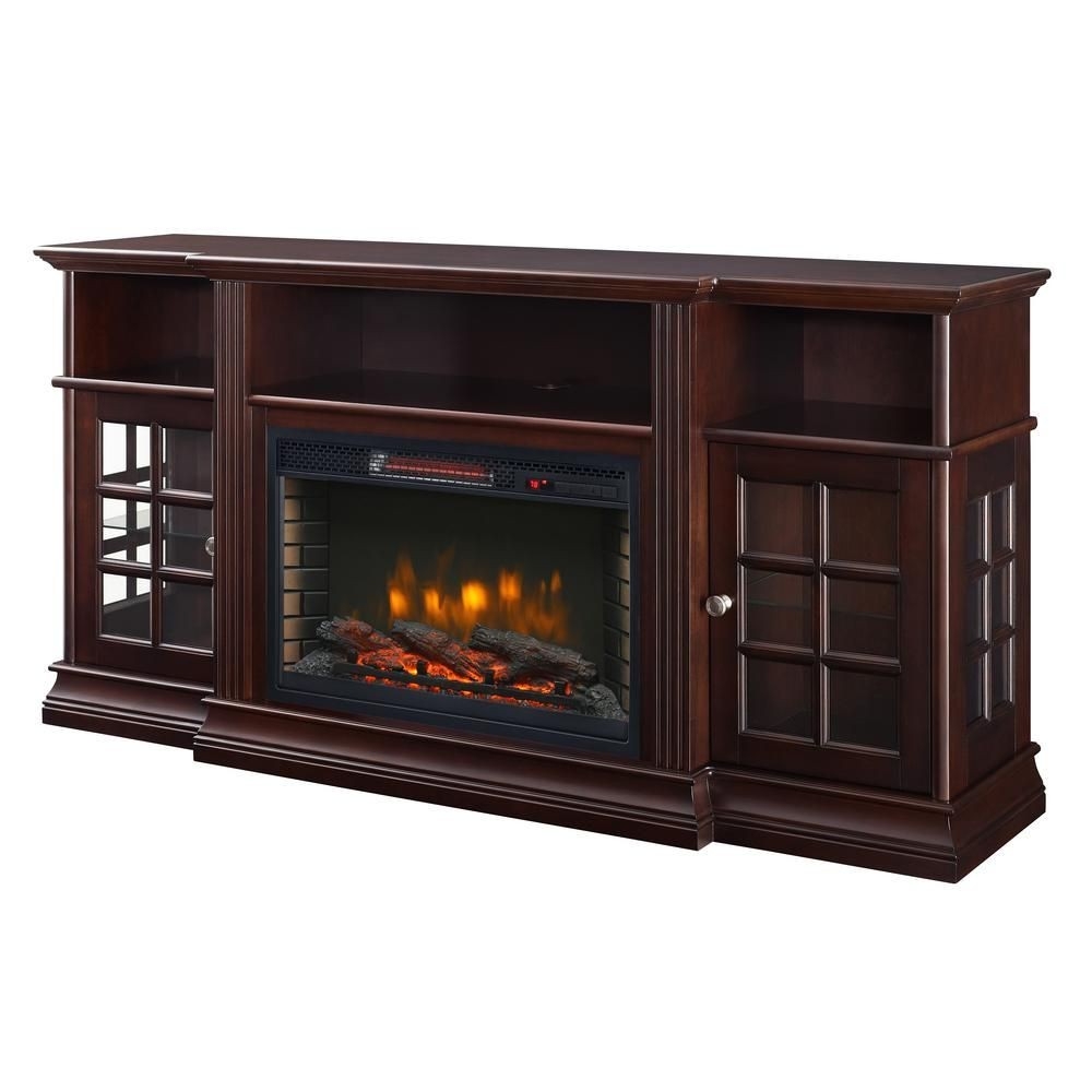 gorgeous home decorators collection archfield 65 in freestanding infrared home depot tv stand fireplace photo
