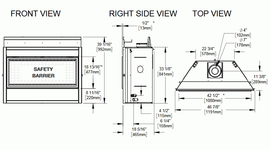 gorgeous napoleon ascent linear bl46 direct vent gas fireplace bl46nte 1 how to vent a gas fireplace picture