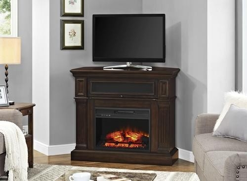 gorgeous whalen® leland 42" corner electric fireplace entertainment center at menards electric fireplaces sale pics