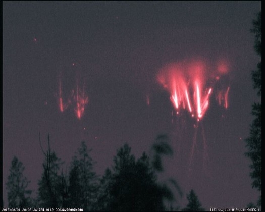 image of massive red sprites bursts light up the sky over poland strange sounds the fireplace poland ohio image