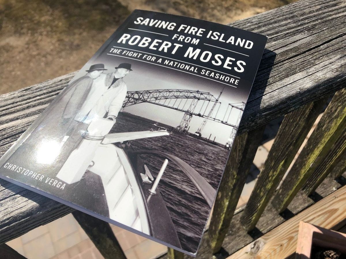 inspirational bay shore author's 'saving fire island from robert moses' hits stores fireplace store long island image