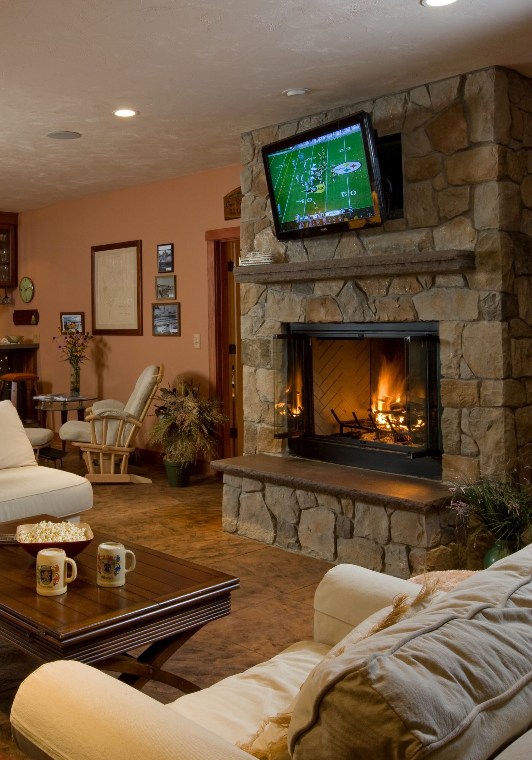 inspirational cultured stone fireplace meredith nh | hearth stone, ledge stone manufactured stone fireplace surround image