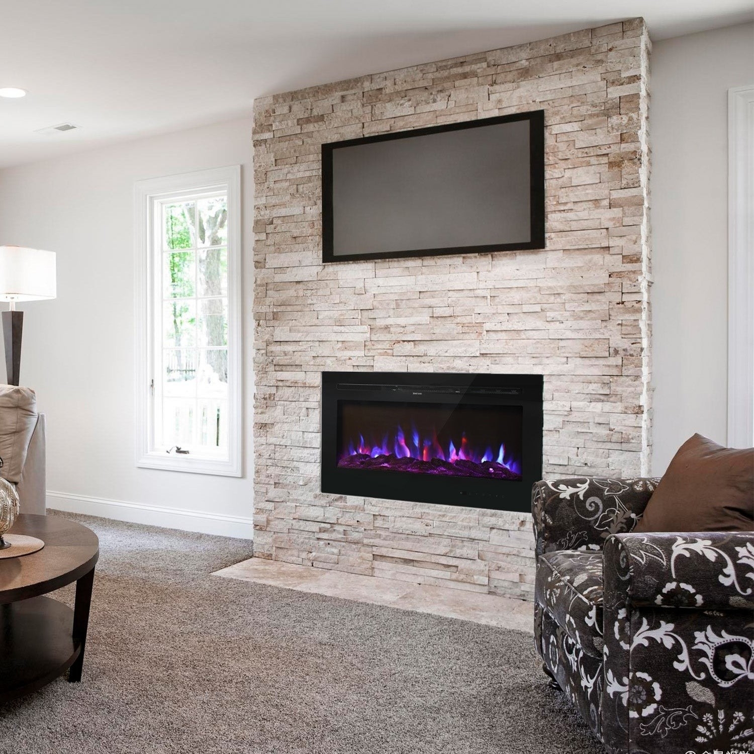 inspirational wall mounted tv and electric fireplace fireplace world tv mounted on stone fireplace photo