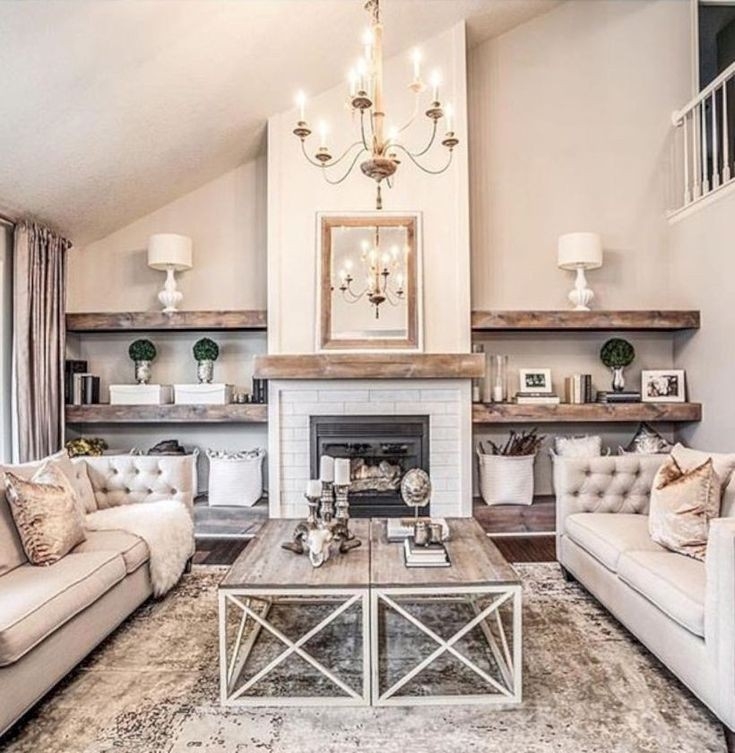 Image of Ideas For Living Rooms With Fireplaces Free Samples