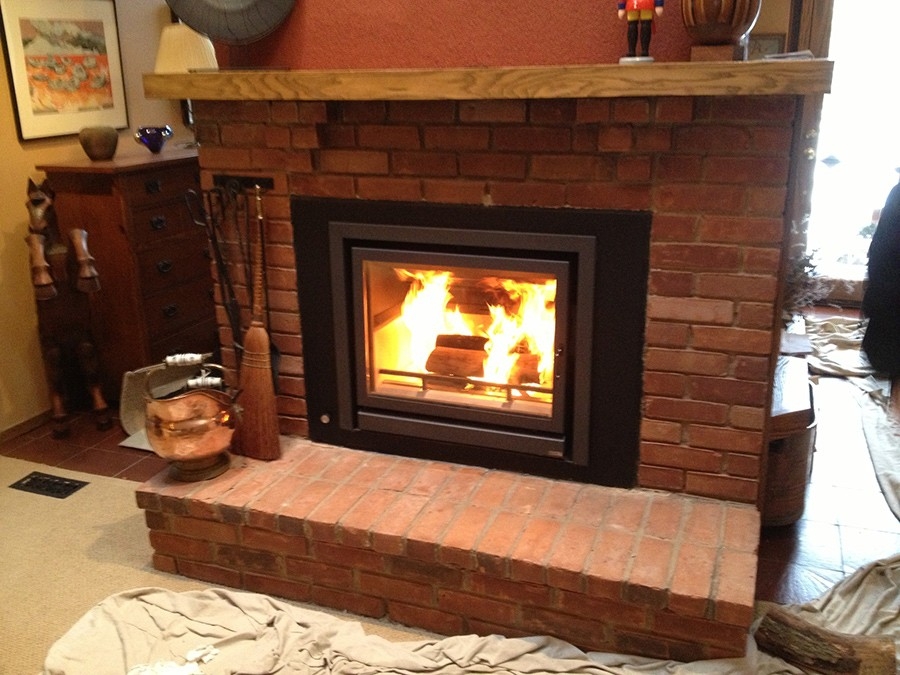 inspiring installing wood stove in currently existing wood burning fireplace add a wood burning fireplace to your home image