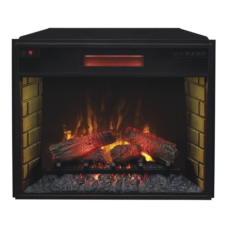 lowes 29 13 in black electric fireplace insert lowes | best electric lowes electric fireplace insert pics