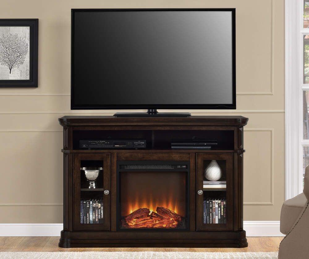 lowes ameriwood northwoods espresso electric fireplace console | big lots in electric fireplaces at big lots image