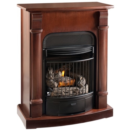 lowes procom compact &amp; vent free gas fireplace from lowes fireplaces heat house corner gas fireplace lowes photo