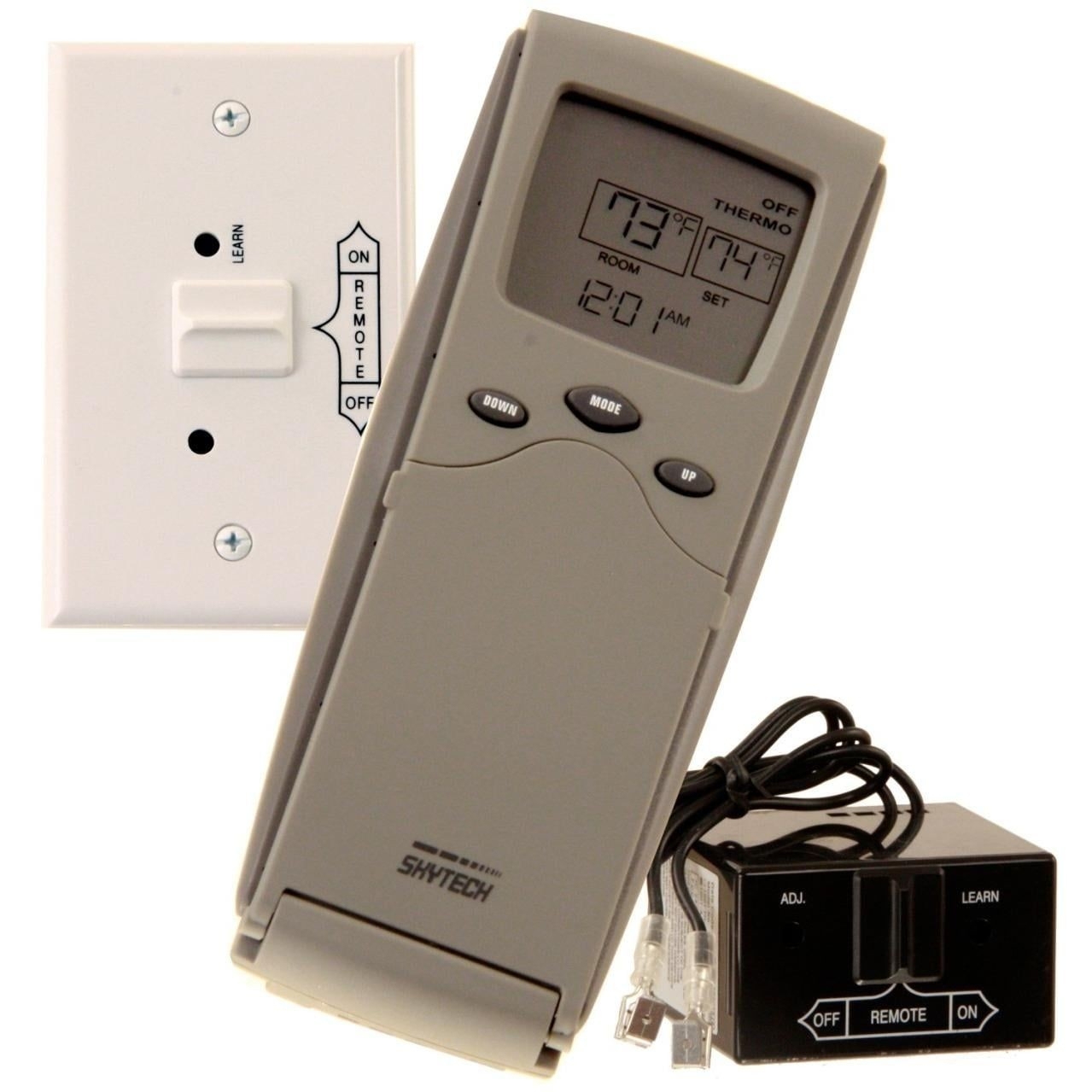 lowes skytech millivolt wireless on/off with thermostat remote and receiver wireless thermostat for gas fireplace photo