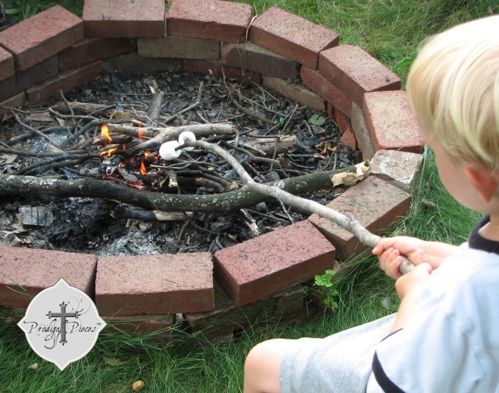 marvelous budget fire pit from reclaimed brick prodigal pieces how to make a fire in fireplace pics