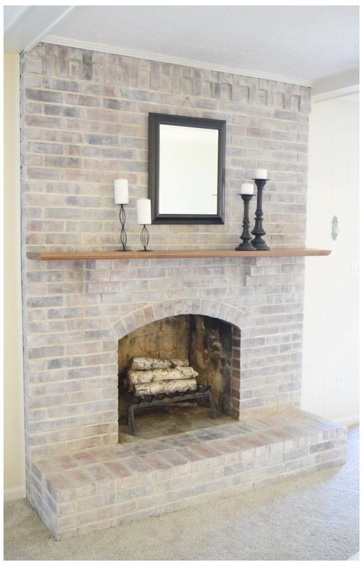 marvelous how to whitewash a fireplace whitewashing your brick fireplace is a can you paint marble fireplace image