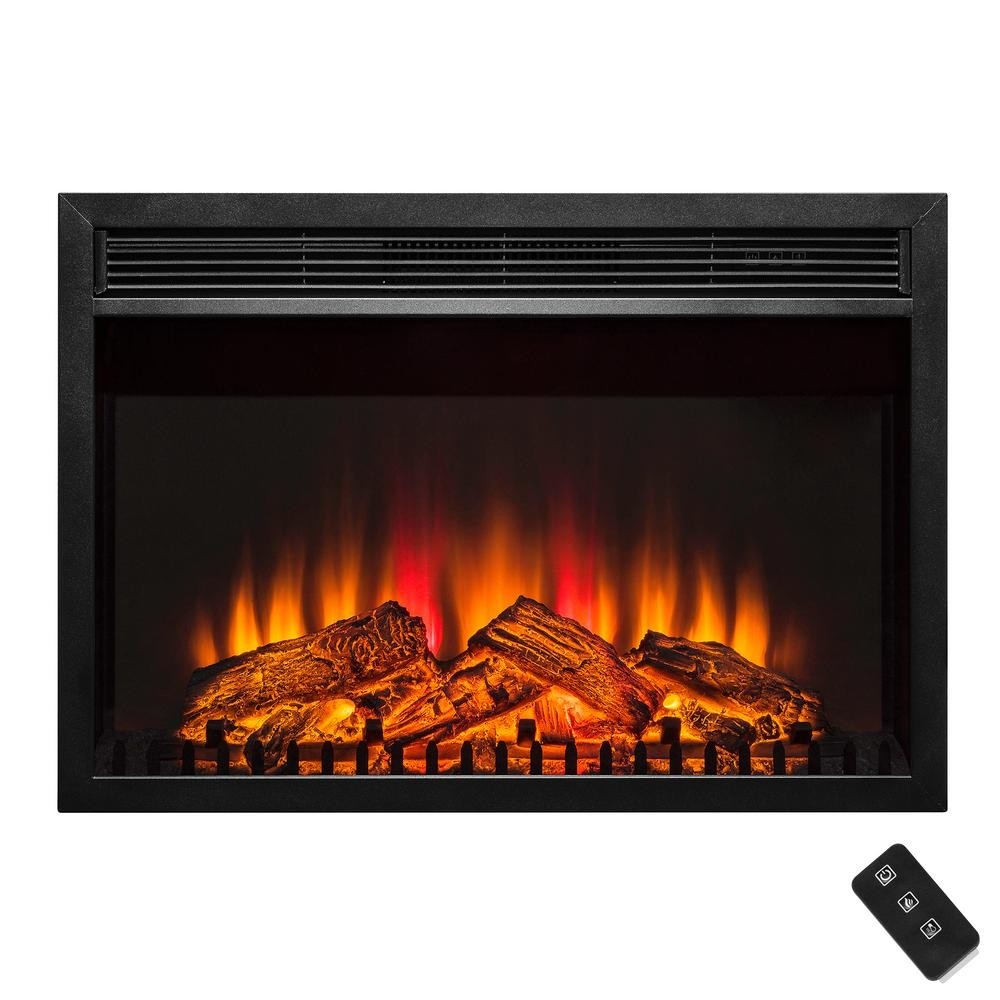 outstanding akdy 30 in 1400 watt freestanding electric fireplace heater in black heater fireplace home depot pics
