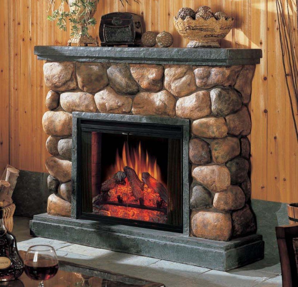 outstanding fireplaces betterimprovement part 11 | faux stone fireplaces faux stone around fireplace photo