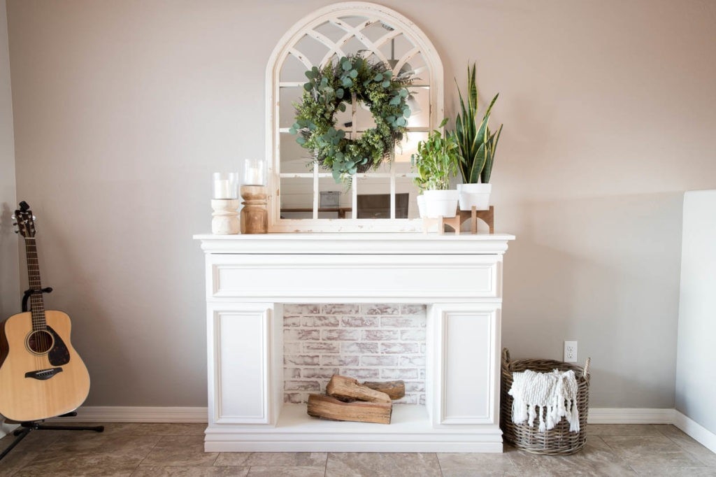 outstanding how to build a faux fireplace with hidden storage addicted 2 diy how to build a fake fireplace image