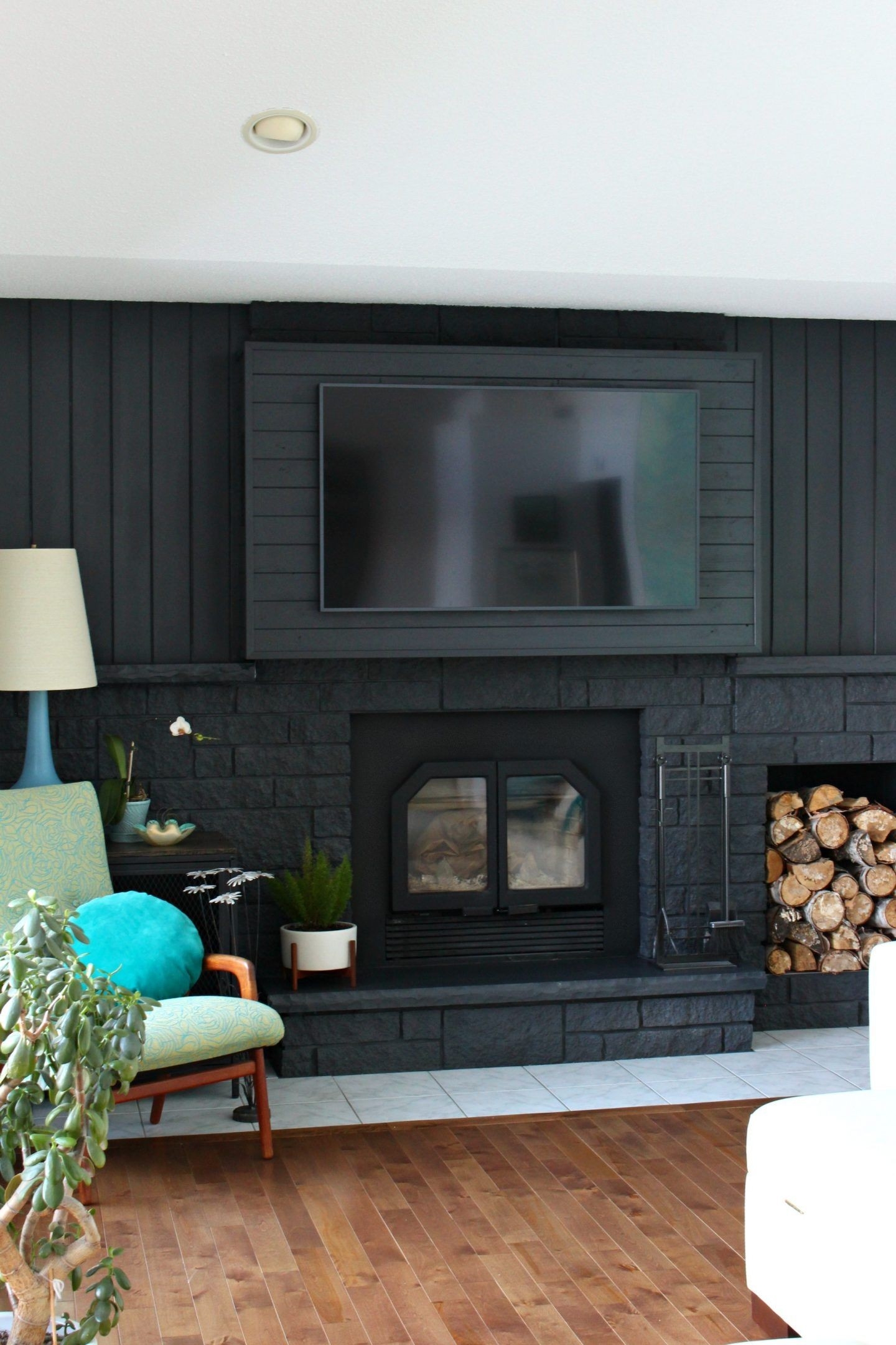 Best How To Hang A Picture On A Brick Fireplace Online