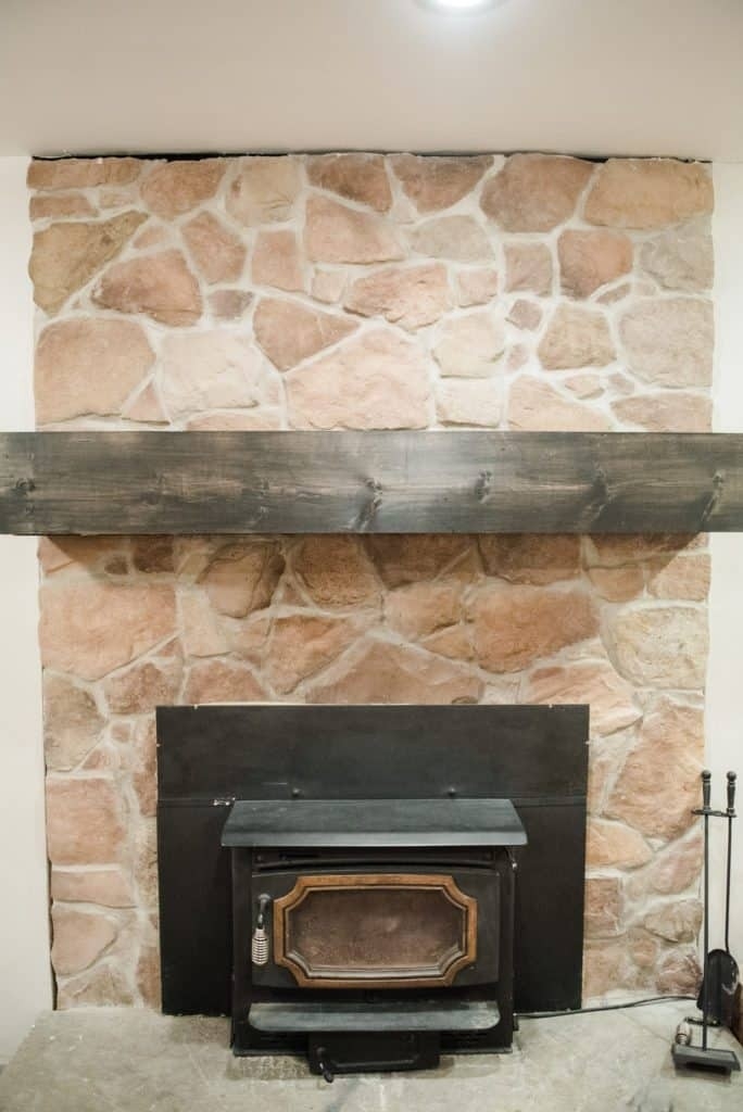 outstanding how to build your own mantel on a stone fireplace | amanda adams how to build a masonry fireplace image