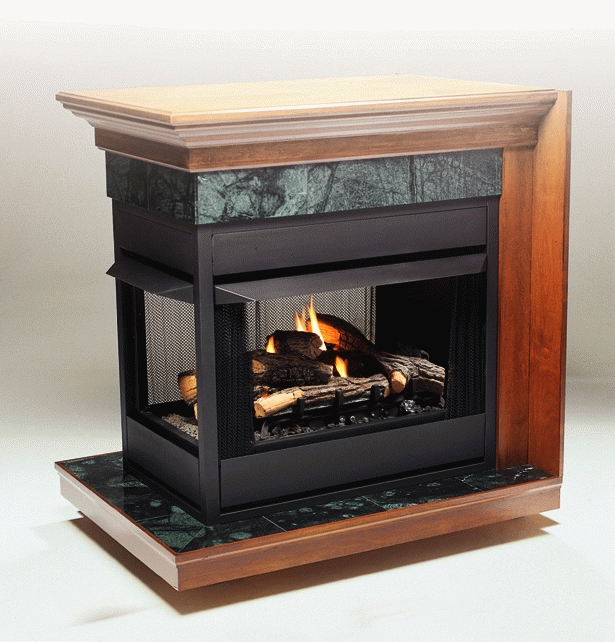 outstanding kingsman mvf40 zero clearance universal vent free peninsula gas fireplace what is a zero clearance fireplace pics