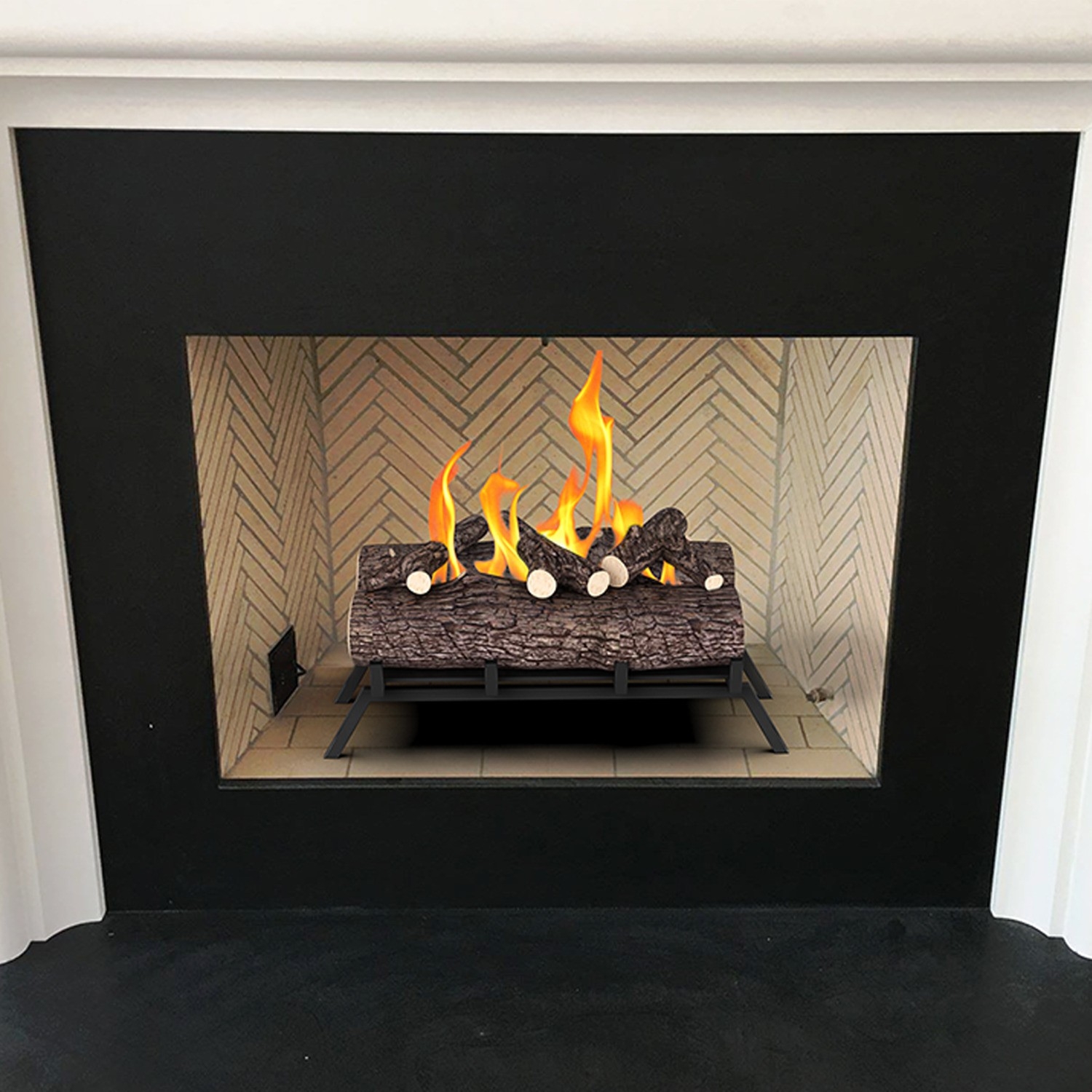 outstanding regal flame 18 inch ethanol fireplace grate log set with burner insert electric log inserts for existing fireplaces photo